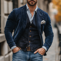 Blazer Élégant Vintage en Tissu Luxe - Maison Claire et Sylvie