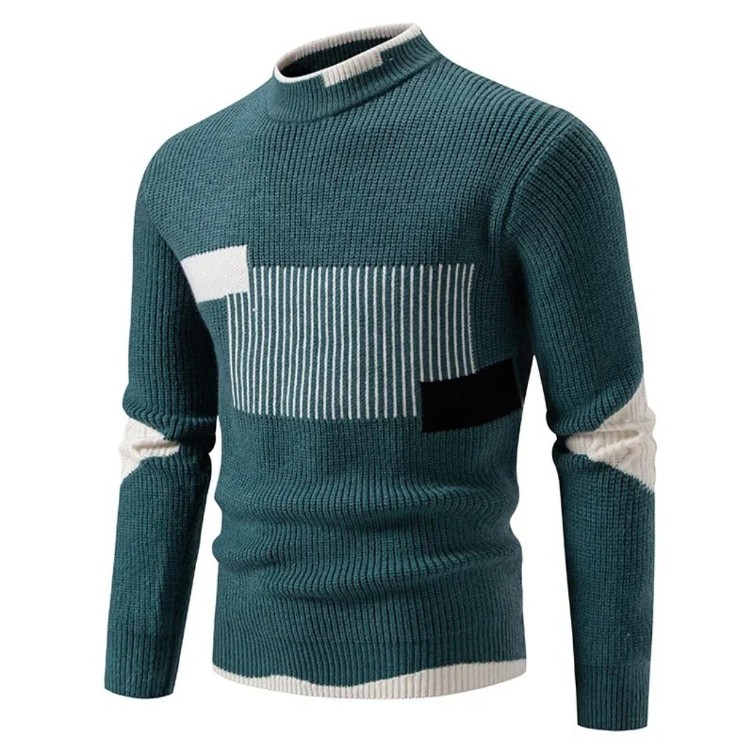 Pull Élégant en Maille Géométrique - Maison Claire et Sylvie